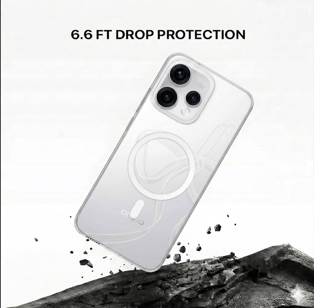 Anti Yellow Magsafe Clear Case - OPPO RENNO 15 PRO