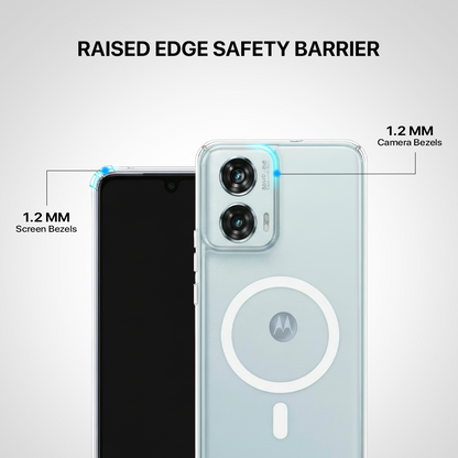 Anti Yellow Magsafe Clear Case - Motorola Edge 50 Fusion