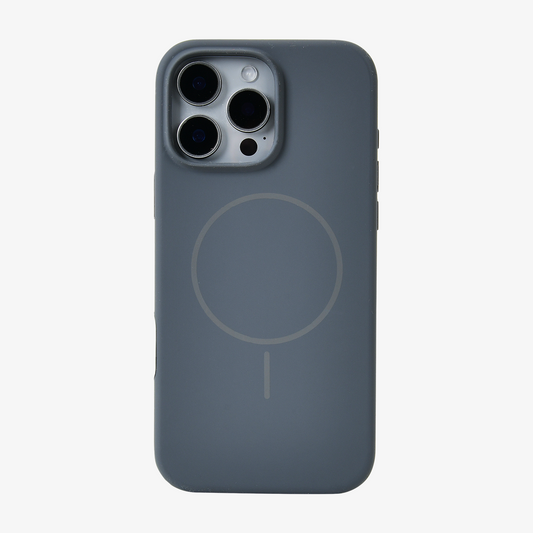 Anti Dust Magsafe Silicone Case - Iphone 16 pro (Grey)