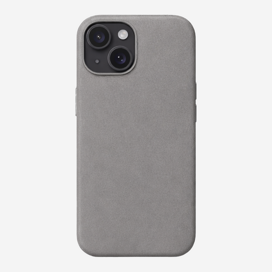 Signature Leather Magsafe Case - Iphone 15 Plus  (Graphite Grey)