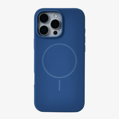 Anti Dust Magsafe Silicone Case - Iphone 15 Pro (Denim Blue)
