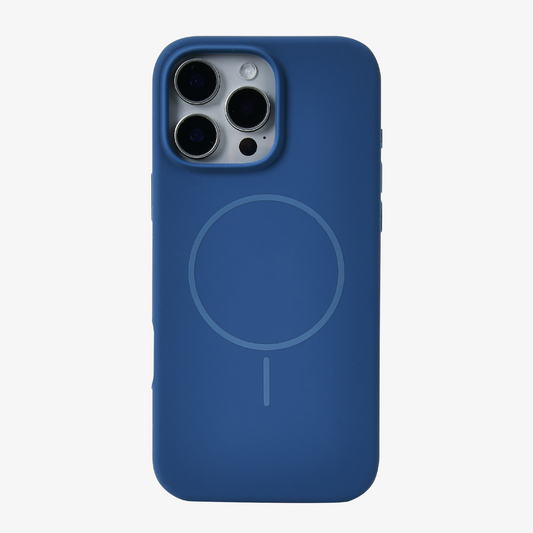Anti Dust Magsafe Silicone Case - Iphone 14 Pro (Denim Blue)