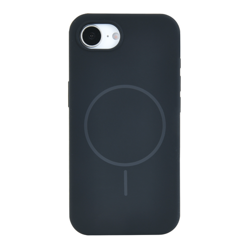 Anti Dust Magsafe Silicone Case - Iphone 16 e (Black)