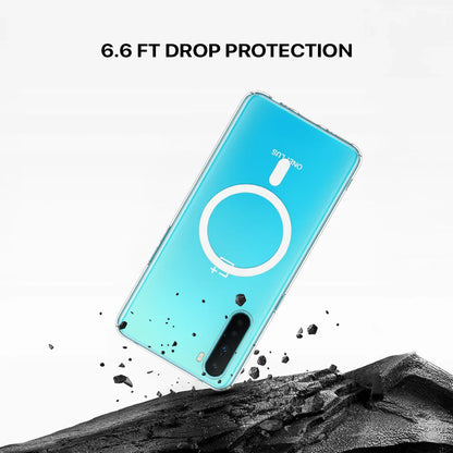 Anti Yellow Magsafe Clear Case - One Plus Nord