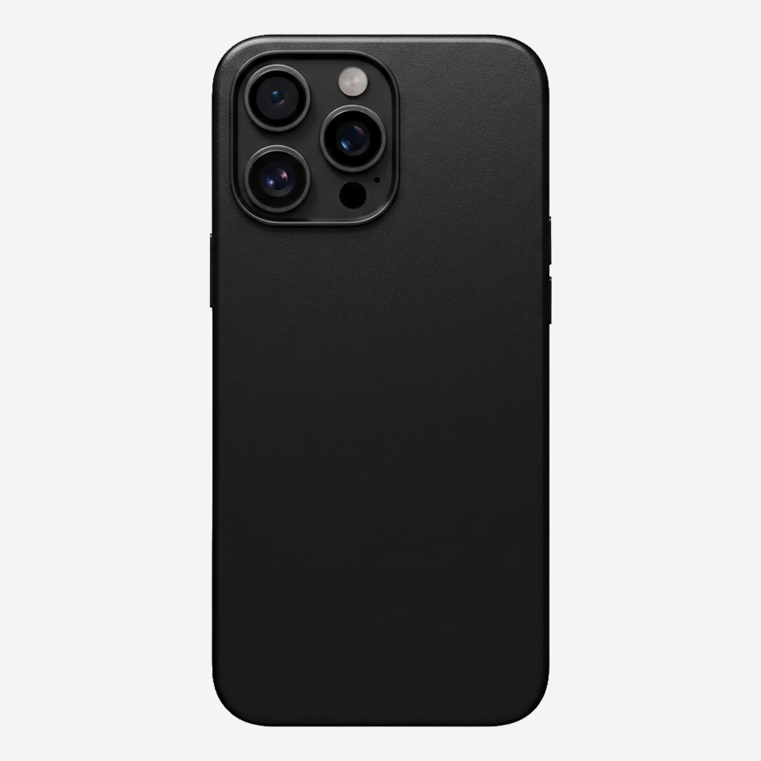 Signature Leather Magsafe Case - Iphone 16 Pro Max (Royal Black)