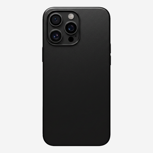 Signature Leather Magsafe Case - Iphone 15 Pro (Royal Black)