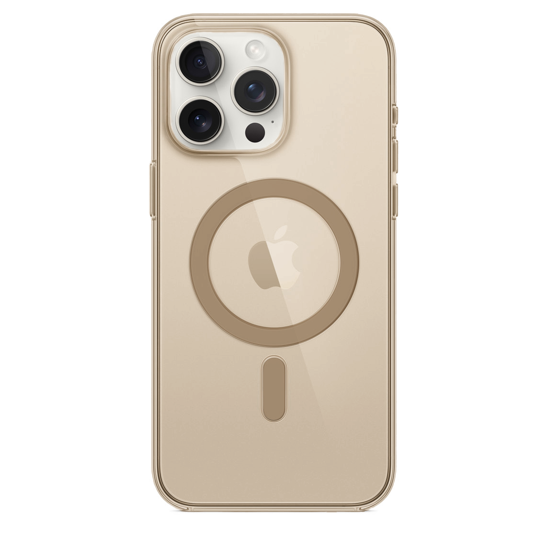 Anti Yellow Magsafe Desert Tinted Clear Case - Iphone 14 Pro (CRYSTAL DESERT TITANIUM)