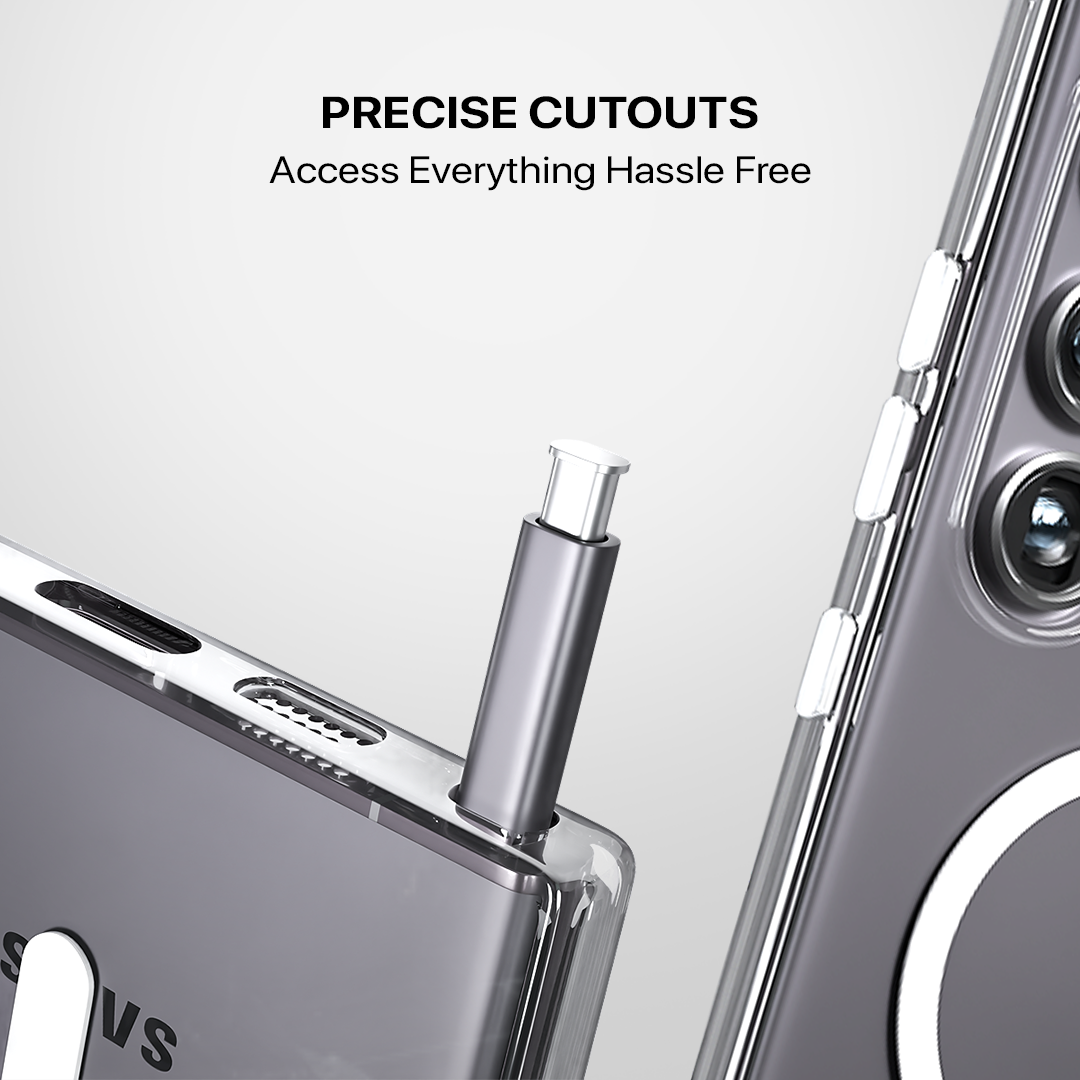 Anti Yellow Magsafe Clear Case Samsung - Galaxy S25 Ultra
