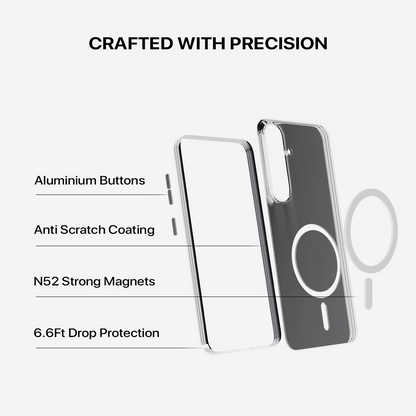 Anti Yellow Magsafe Clear Case Samsung - Galaxy S26 Plus