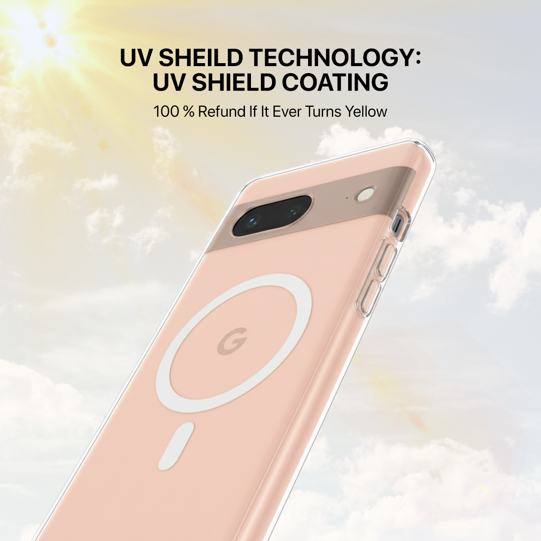 Anti Yellow Magsafe Clear Case - Google Pixel 8