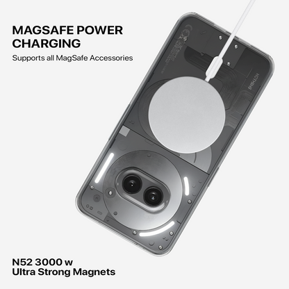 Anti Yellow Magsafe Clear Transparent Case - Nothing (PH 2A)