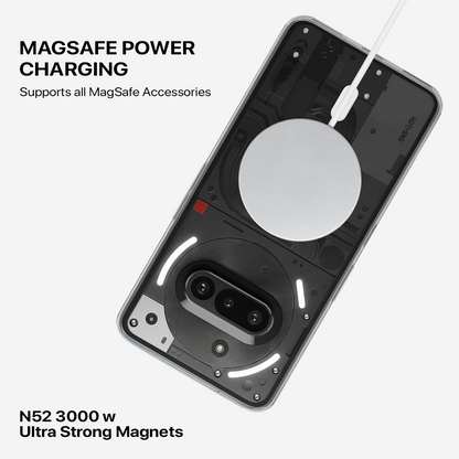 Anti Yellow Magsafe Clear Transparent Case - Nothing (PH 3A)