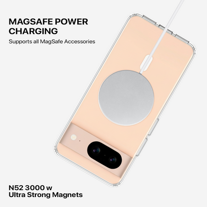 Anti Yellow Magsafe Clear Case - Google Pixel 8A