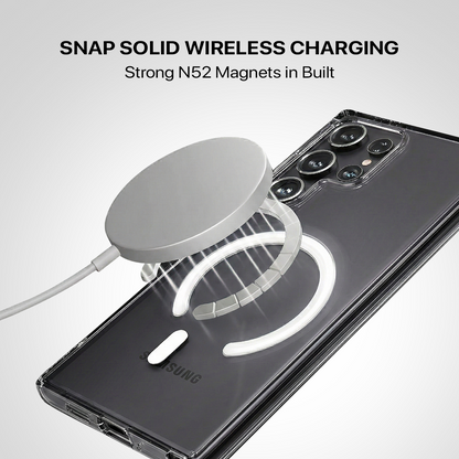 Anti Yellow Magsafe Clear Case Samsung - Galaxy S25 Ultra