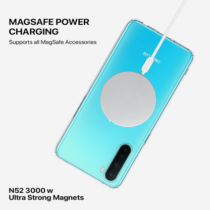 Anti Yellow Magsafe Clear Case - One Plus Nord CE