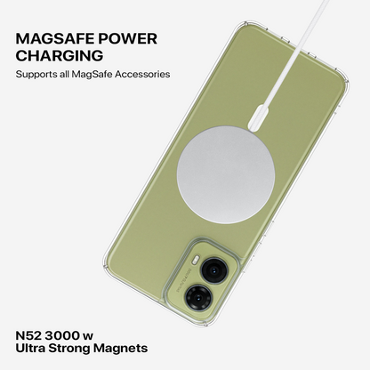 Anti Yellow Magsafe Clear Case - Motorola G85