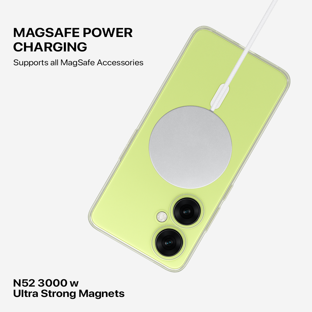 Anti Yellow Magsafe Clear Case - One Plus Nord CE3