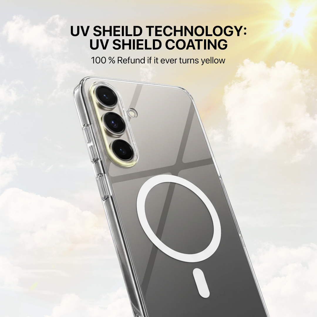 Anti Yellow Magsafe Clear Case Samsung - Galaxy S23