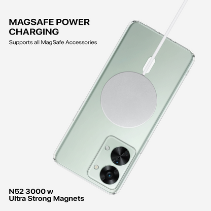 Anti Yellow Magsafe Clear Case - One Plus Nord 2T