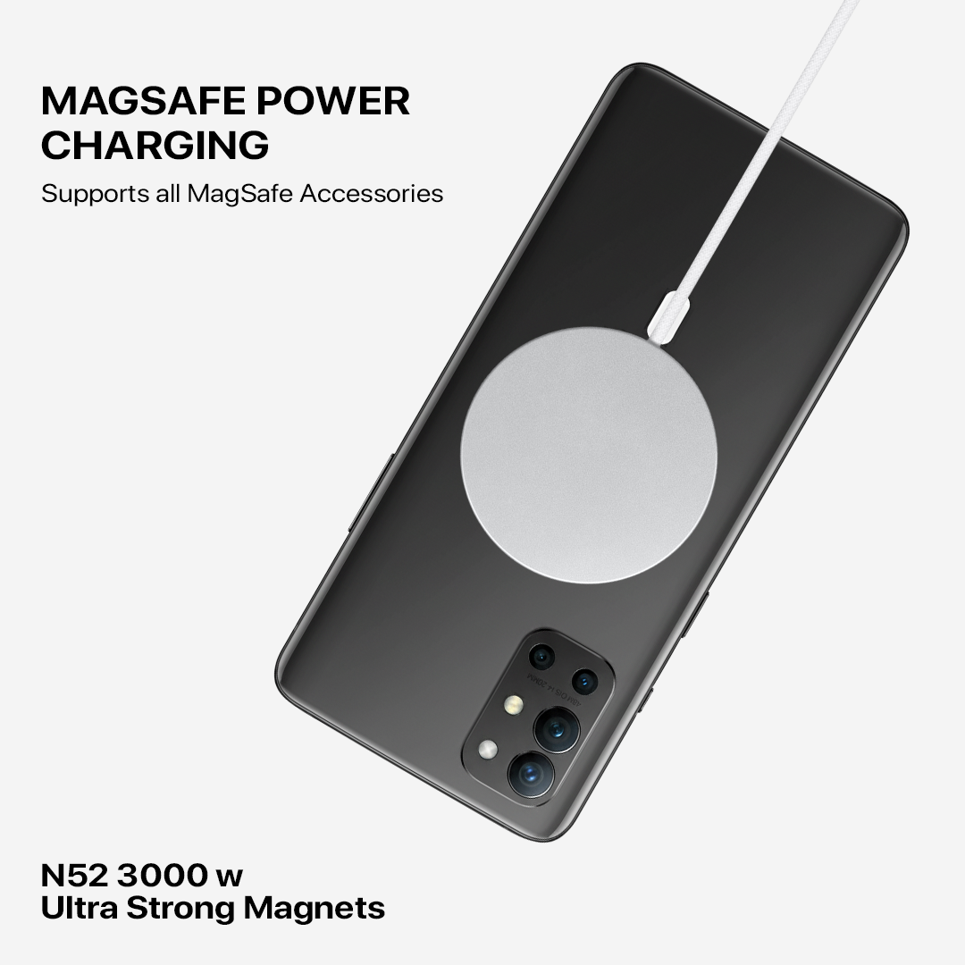 Anti Yellow Magsafe Clear Case - One Plus 9R