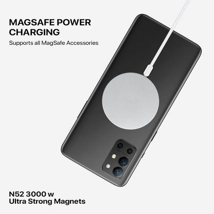 Anti Yellow Magsafe Clear Case - One Plus 9R