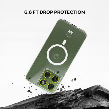 Anti Yellow Magsafe Clear Case - Motorola Edge 70