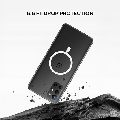 Anti Yellow Magsafe Clear Case - One Plus 9R