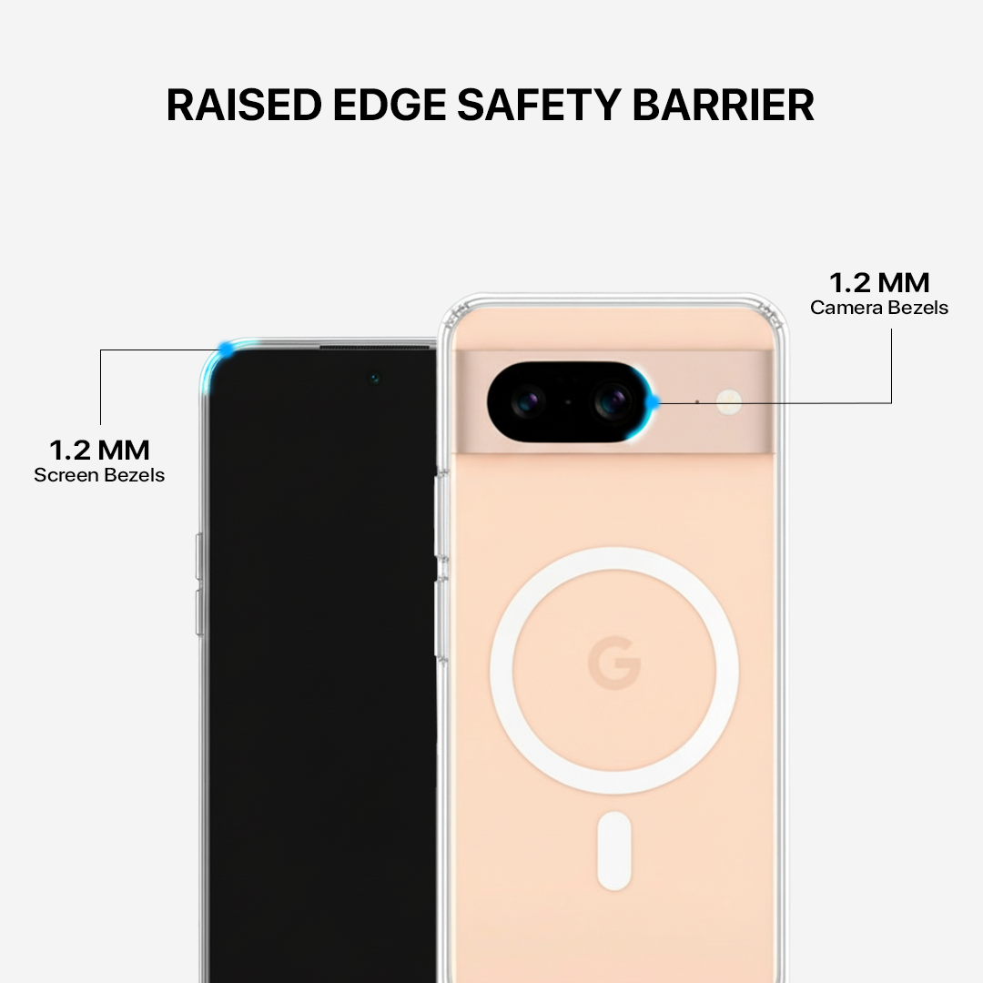 Anti Yellow Magsafe Clear Case - Google Pixel 8A