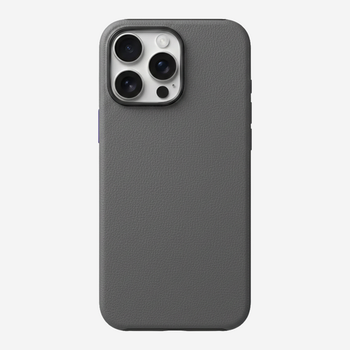 Signature Leather Magsafe Case - Iphone 13 Pro Max   (Graphite Grey)