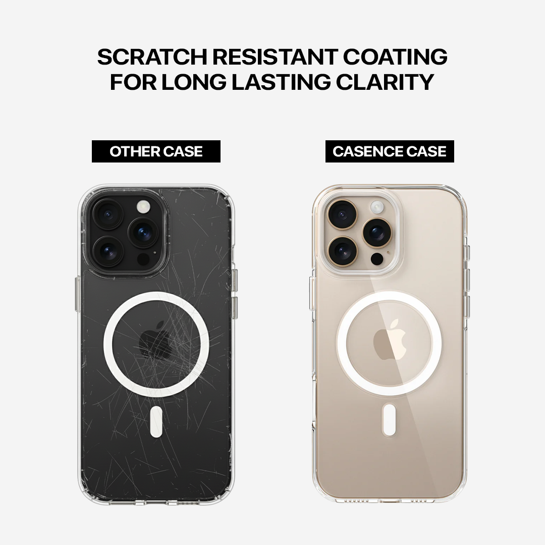 Anti Yellow Magsafe Clear Case- Iphone 16 Pro Max