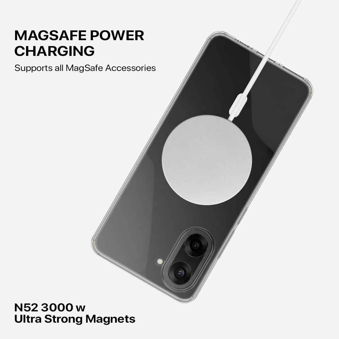Anti Yellow Magsafe Clear Case - One Plus Nord CE 5