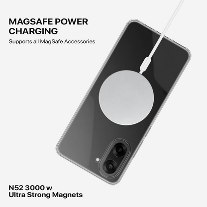 Anti Yellow Magsafe Clear Case - One Plus Nord CE 5