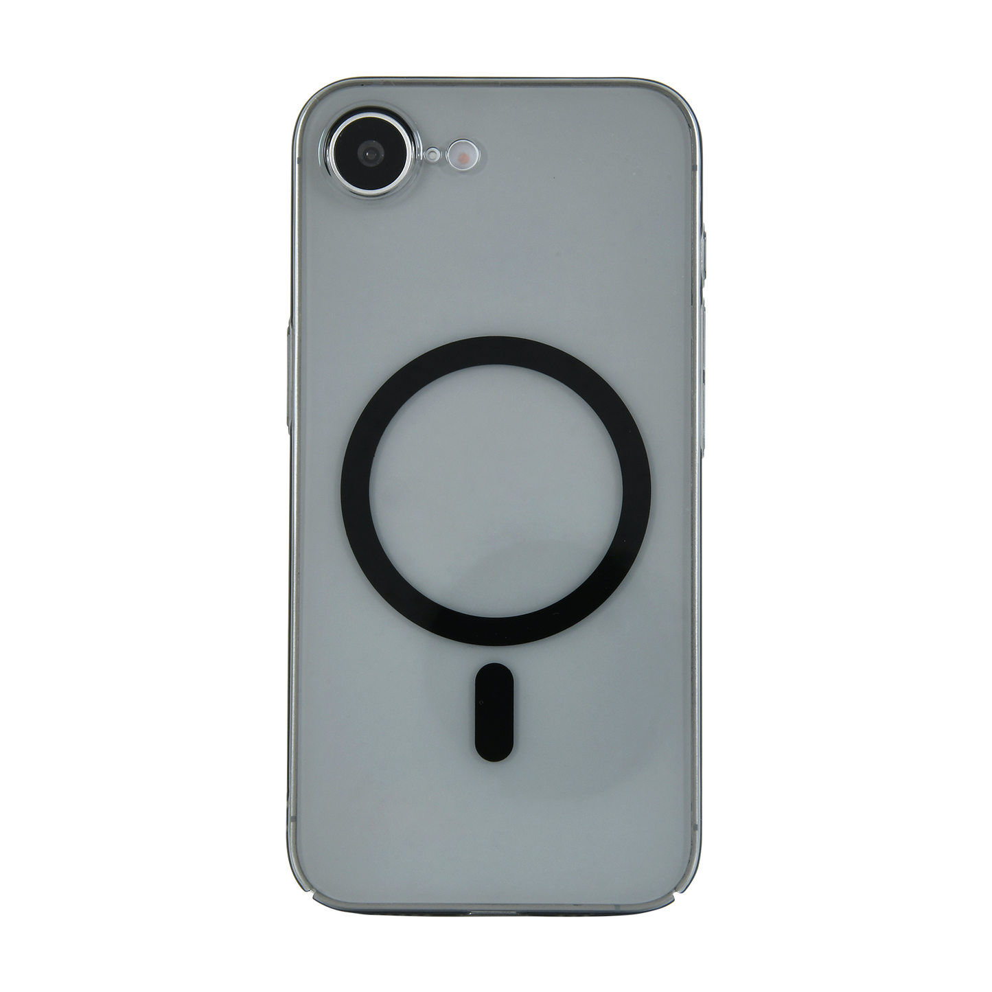 Anti Yellow Magsafe Clear Case - Iphone 16e (CRYSTAL Black TITANIUM)