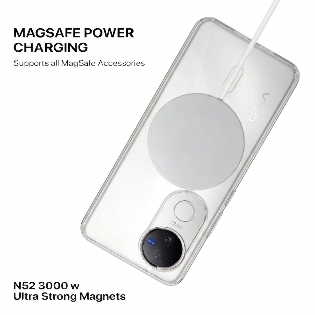 Anti Yellow Magsafe Clear Case - VIVO V50 E