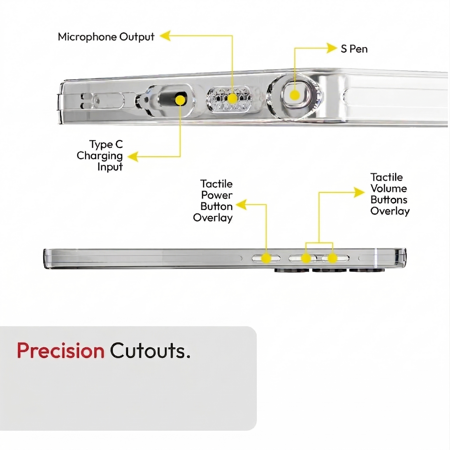 Anti Yellow Magsafe Clear Case Samsung - Galaxy S26 Ultra