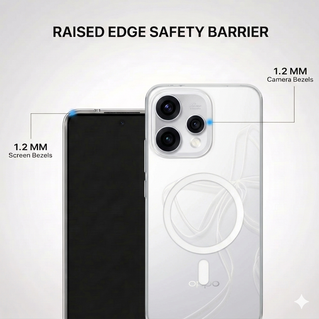 Anti Yellow Magsafe Clear Case - OPPO RENNO 15 PRO