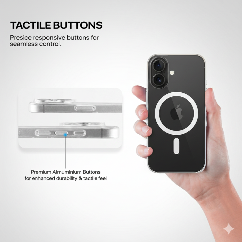 Anti Yellow Magsafe Clear Case - Iphone 17