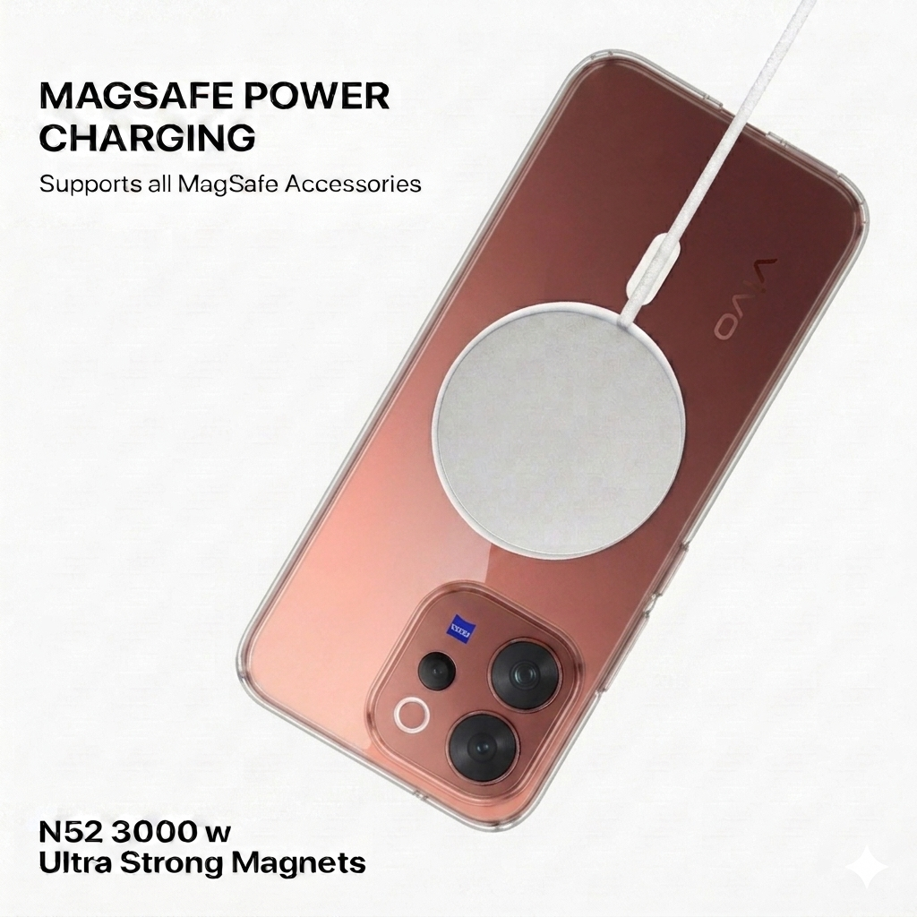 Anti Yellow Magsafe Clear Case - VIVO V70
