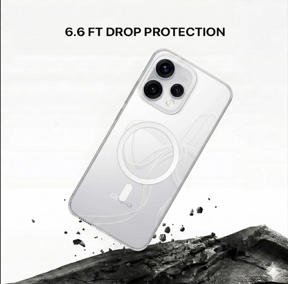 Anti Yellow Magsafe Clear Case - OPPO RENNO 15