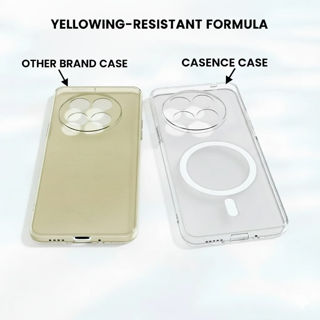 Anti Yellow Magsafe Clear Case - One Plus Nord CE3