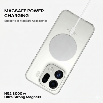 Anti Yellow Magsafe Clear Case - OPPO FIND X9 PRO