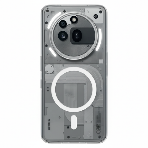 Anti Yellow Magsafe Clear Transparent Case - Nothing (PH 3A PRO )