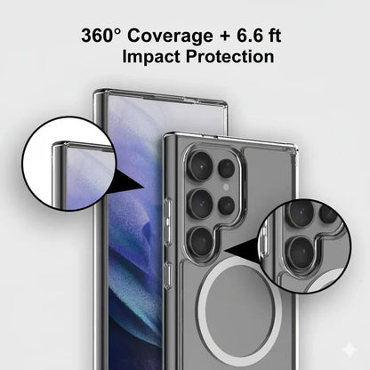 Anti Yellow Magsafe Clear Case Samsung - Galaxy A56 by Casence