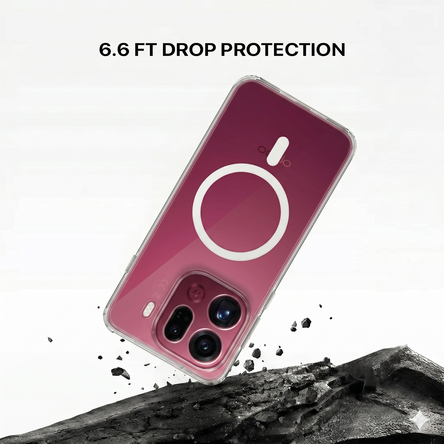 Anti Yellow Magsafe Clear Case - OPPO FIND X9