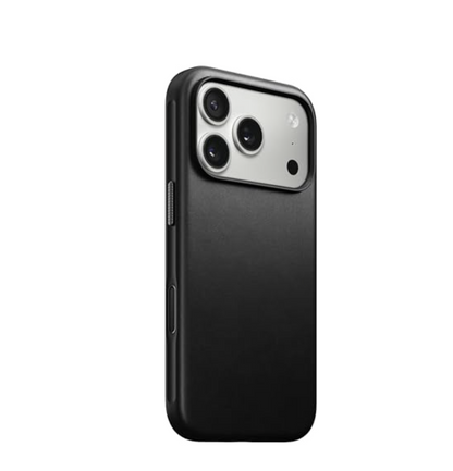Signature Leather Magsafe Case - Iphone 17 Pro Max (Royal Black)