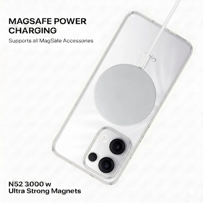 Anti Yellow Magsafe Clear Case - OPPO RENNO 13 PRO