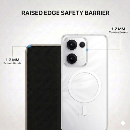 Anti Yellow Magsafe Clear Case - OPPO RENNO 14 PRO