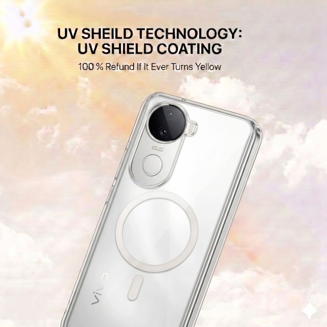 Anti Yellow Magsafe Clear Case - VIVO V50 E