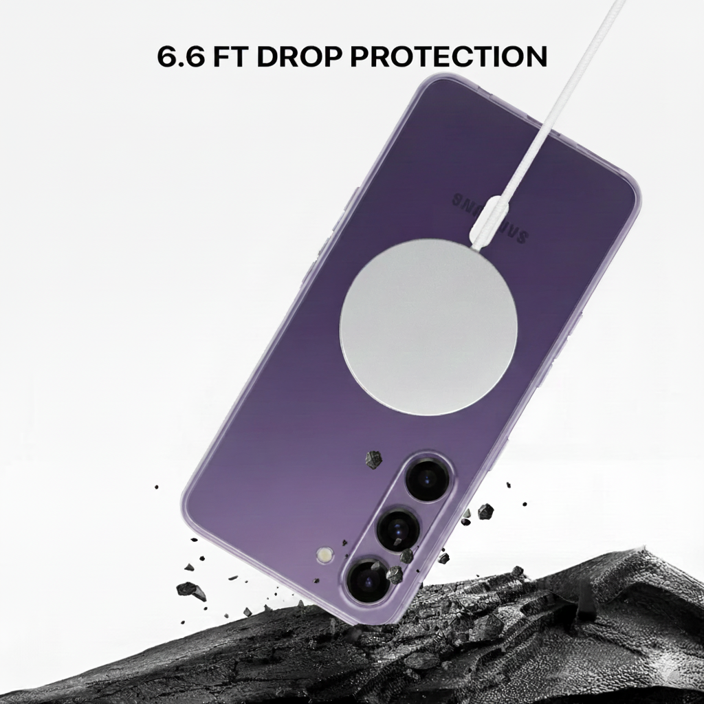 Anti Yellow Magsafe Clear Case Samsung - Samsung Galaxy S23 FE
