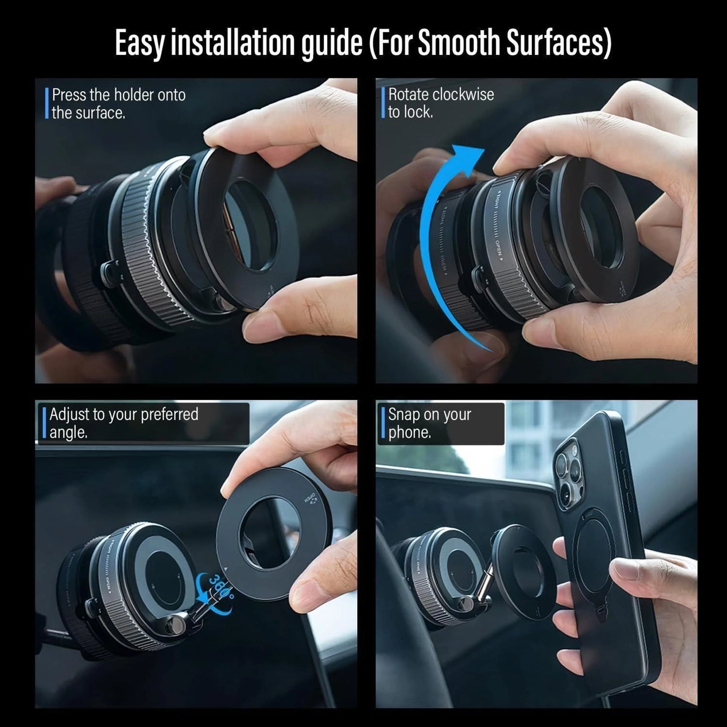 360° MagPro Magnetic Phone Holder by Casence